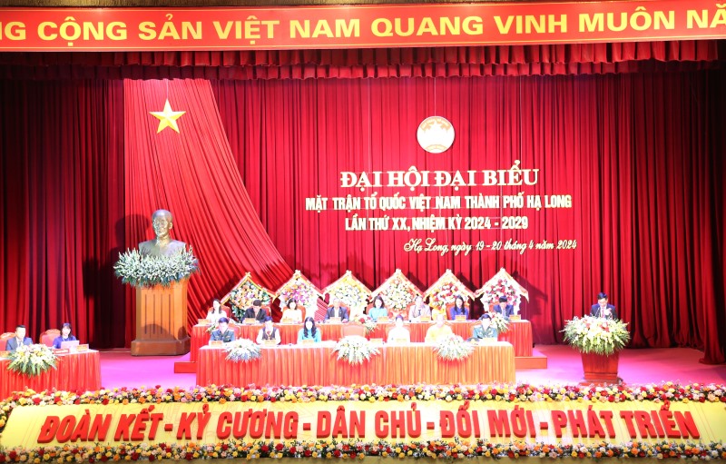 Khai mạc Đại hội đại biểu Mặt trận tổ quốc Việt Nam thành phố Hạ Long lần thứ XX, nhiệm kỳ 2024 -2029.