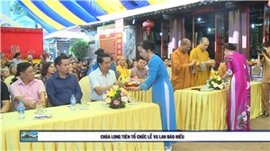 Chùa Long Tiên tổ chức lễ Vu Lan báo hiếu với sự tham gia của đông đảo phật tử