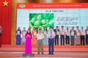 TP Hạ Long có 3 sản phẩm được vinh danh nông nghiệp tiêu biểu tỉnh Quảng Ninh