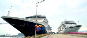 Khoảng 2.200 khách du lịch tàu biển đến Hạ Long