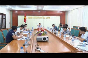 TP HẠ LONG LÀM VIỆC VỚI CÁC DOANH NGHIỆP VỀ TIỀN SỬ DỤNG ĐẤT