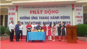 TP Hạ Long: Phát động hưởng ứng tháng hành động vì ATTP năm 2019