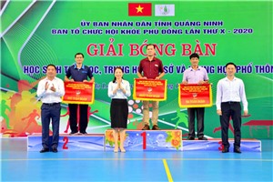 Hạ Long nhất toàn đoàn Giải bóng bàn Hội khỏe Phù Đổng tỉnh Quảng Ninh 2019