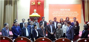 Đại biểu Quốc hội tỉnh tiếp xúc cử tri tại TP Hạ Long
