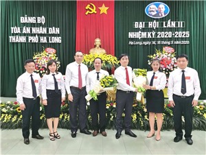 Đại hội Đảng bộ Tòa án nhân dân Thành phố Hạ Long lần thứ II, nhiệm kỳ 2020- 2025