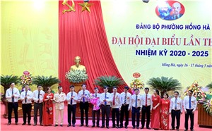 Đại hội đại biểu phường Hồng Hà lần thứ XII, nhiệm kỳ 2020-2025