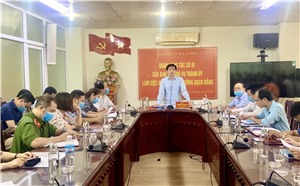 Đoàn công tác số 01 Thành ủy làm việc với Đảng ủy Phường Bạch Đằng