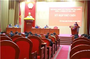Kỳ họp thứ 9 HĐND thành phố khóa I, nhiệm kỳ 2016-2021