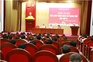 Hội nghị BCH Đảng bộ thành phố lần thứ 12