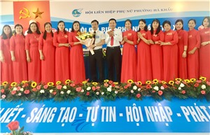 Đại hội Hội Liên hiệp phụ nữ phường Hà Khẩu lần thứ XII, nhiệm kỳ 2021-2026