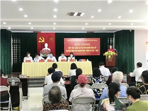 Hội nghị tiếp xúc giữa cử tri phường Hồng Gai với người ứng cử đại biểu HĐND Tỉnh nhiệm kỳ 2021- 2026