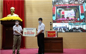 UBMTTQ Việt Nam thành phố: Phát động đợt cao điểm quyên góp ủng hộ phòng, chống dịch Covid-19