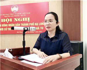 Đại biểu HĐND TP Hạ Long tiếp xúc cử tri với các phường Hà Phong, Hà Tu