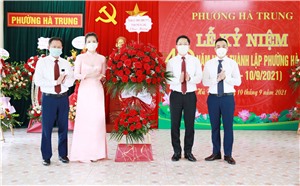 Các phường: Hà Trung, Hồng Gai, Giếng Đáy tổ chức Lễ kỷ niệm 40 năm ngày thành lập (10/9/1981-10/9/2021))