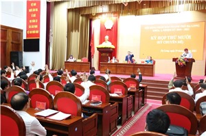 Kỳ họp thứ mười HĐND thành phố Hạ Long khóa I, nhiệm kỳ 2016-2021
