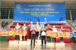 Bế mạc Ngày hội VHTT CNVCLĐ tỉnh Quảng Ninh lần thứ IX, năm 2021 – Cụm khu vực TP Hạ Long