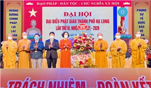 Đại hội đại biểu Giáo hội Phật giáo Việt Nam TP Hạ Long lần thứ III, nhiệm kỳ 2021-2026