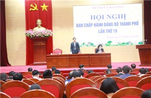 Khai mạc Hội nghị BCH Đảng bộ thành phố lần thứ 19