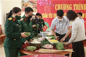 Chương trình “Xuân yêu thương, tết chia sẻ, thắm tình quân dân”