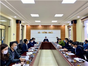 BCĐ thực hiện Nghị quyết 06-NQ/TU và chương trình xây dựng nông thôn mới Thành phố làm việc tại xã Thống Nhất