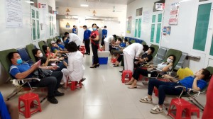 Hiến máu tình nguyện chào mừng thành công Đại hội Đoàn TNCS Hồ Chí Minh tỉnh Quảng Ninh