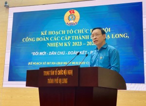 LĐLĐ Hạ Long: Tập huấn tổ chức đại hội công đoàn cơ sở 