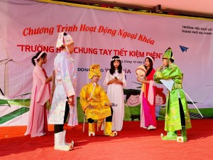 Chương trình ngoại khóa: “Trường học chung tay tiết kiệm điện”
