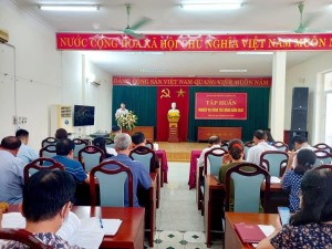 Phường Hồng Hà: Tập huấn nghiệp vụ công tác Đảng