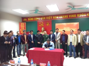 Ký kết quy chế phối hợp quản lý, bảo vệ ANTT và bảo đảm công tác hải quan tại cửa khẩu cảng Hòn Gai