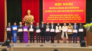 Phường Hà Phong: Tổng kết công tác xây dựng Đảng, chính quyền năm 2022