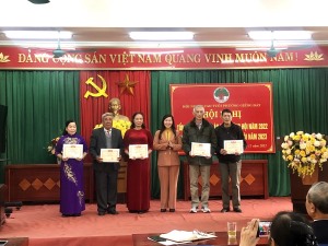 Hội nghị Tổng kết phong trào hoạt động Hội NCT phường Giếng Đáy