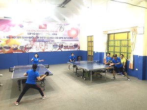 Sôi nổi giải Vô địch bóng bàn đơn CLB bóng bàn phường Hồng Hà năm 2022