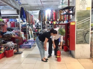 Tăng cường công tác phòng chống cháy nổ tại các chợ dịp Tết Nguyên đán Quý Mão