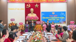 Đại hội Công đoàn Cơ quan Thành ủy Hạ Long  lần thứ XVI, nhiệm kỳ 2023 - 2028