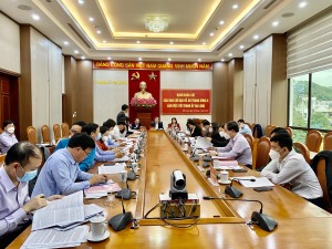 Đoàn khảo sát của BCĐ Đề án Trung ương 6 làm việc với BTV Thành ủy Hạ Long
