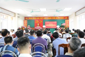 Hội nghị tuyên truyền “Luật Biên phòng Việt Nam” và “Quy định của pháp luật về hoạt động của người, phương tiện trong khu vực cửa khẩu cảng, khu vực biên giới biển”.