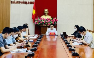 Họp kiểm điểm tiến độ một số nội dung về công tác quản lý đất đai