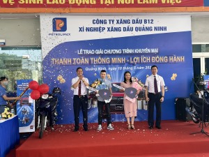 Xí nghiệp xăng dầu Quảng Ninh:  trao giải Chương trình "Thanh toán thông minh - Lợi ích đồng hành"   