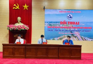 Chủ tịch UBND thành phố đối thoại trực tiếp với thanh niên