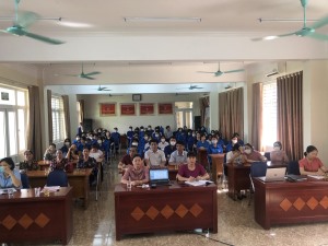Phường Giếng Đáy tổ chức hội nghị tuyên truyền về chính sách Dân số -KHHGĐ 
