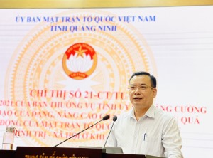 Bồi dưỡng nghiệp vụ công tác mặt trận cho cán bộ sơ sở năm 2022