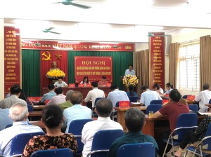 Đại biểu HĐND phường Giếng Đáy tiếp xúc với cử tri