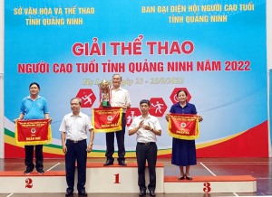 TP Hạ Long giành cúp toàn đoàn Giải Thể thao người cao tuổi 2022