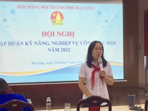 Tập huấn kỹ năng, nghiệp vụ công tác Đội năm 2022