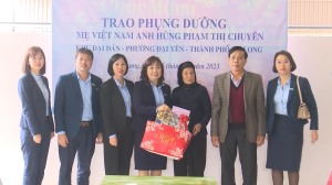 Phụng dưỡng mẹ VNAH tại phường Đại Yên
