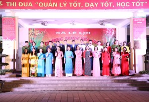 Xã Lê Lợi tổ chức đêm văn nghệ Mừng Đảng - Mừng xuân Quý Mão