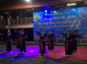 Xã Bằng Cả tổ chức giao lưu văn nghệ mừng Đảng mừng Xuân Quý Mão 2023