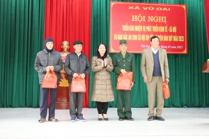 Xã Vũ Oai: Triển khai nhiệm vụ phát triển kinh tế - xã hội năm 2023 và đảm bảo an sinh xã hội dịp tết nguyên đán
