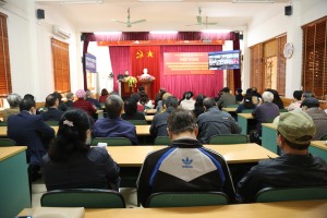 Phường Trần Hưng Đạo tuyên truyền, quán triệt, học tập Nghị quyết Hội nghị Trung ương 6 (khóa XIII); triển khai các Nghị quyết công tác năm của địa phương