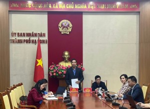 Hội nghị lấy ý kiến về kết quả xây dựng NTM TP Hạ Long giai đoạn 2021 – 2025